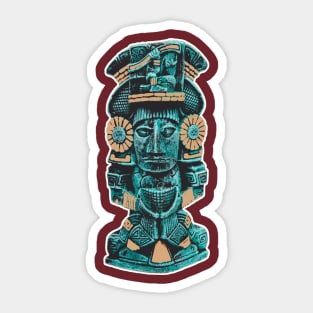 Maya statue Sticker